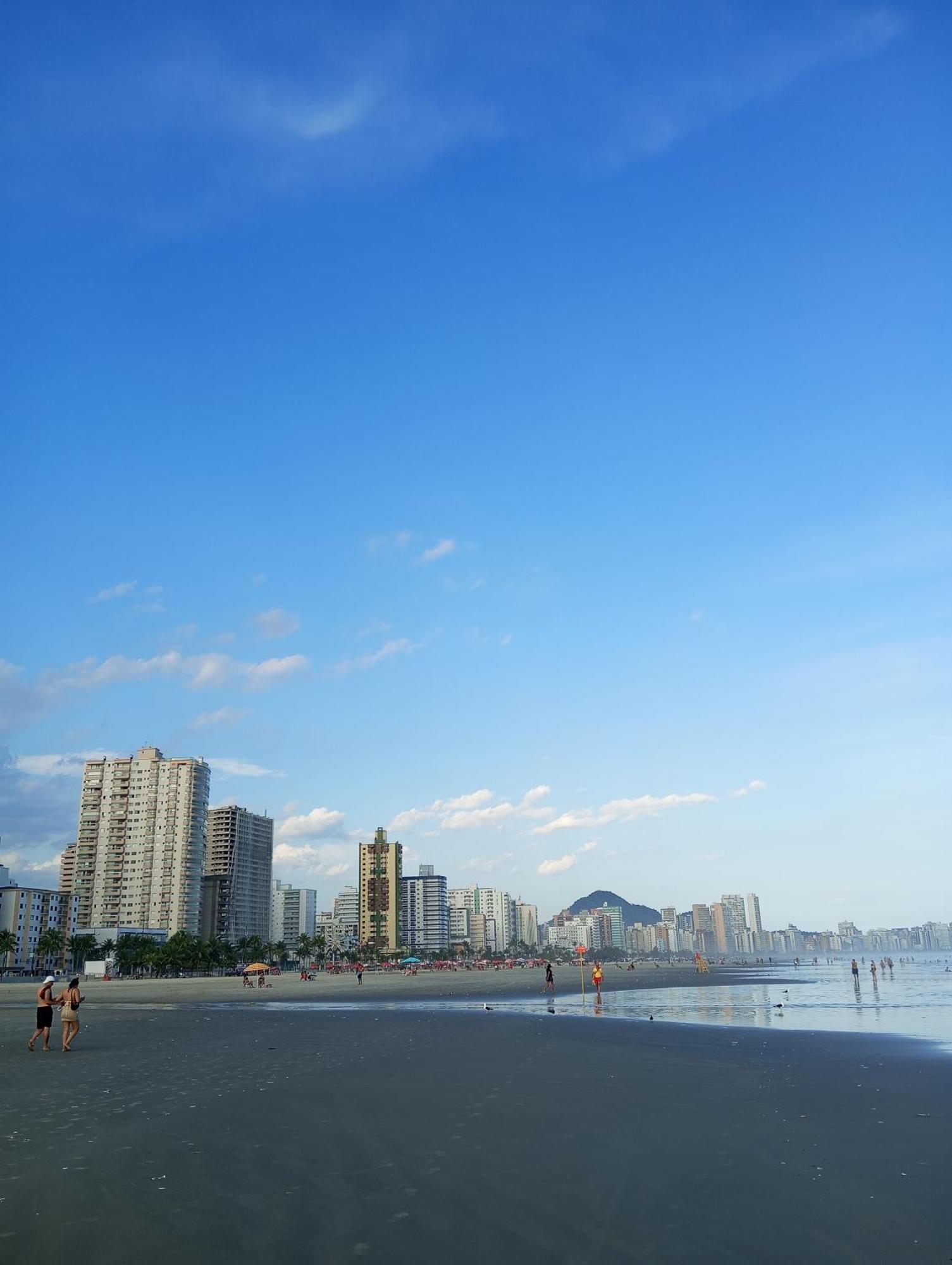 Bitenca Pe Na Areia Praia Grande  Ngoại thất bức ảnh